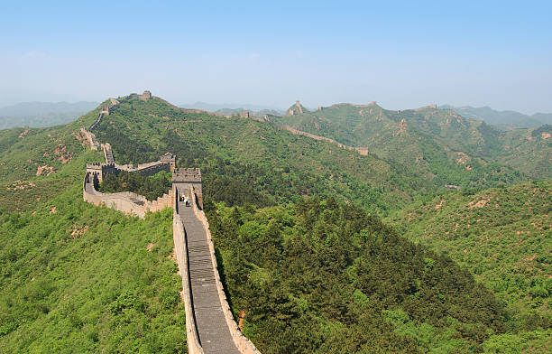 Great Wall of China at Simatai stock photo