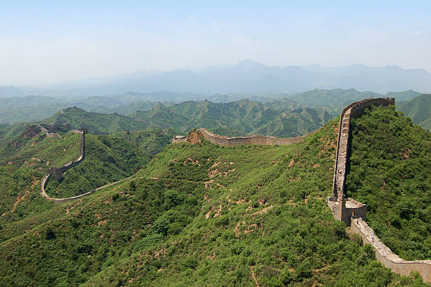 Great Wall of China at Simatai stock photo