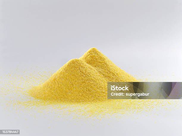 Corn Meal Stock Photo - Download Image Now - Color Image, Cornmeal, Dry