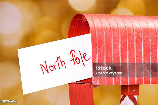 Letter To North Pole Stock Photo - Download Image Now - Mail, North Pole, Letter - Document