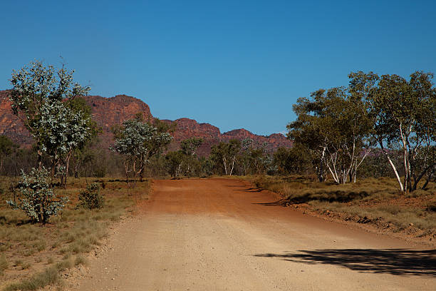 istock Gravel Road changing colour 153785046