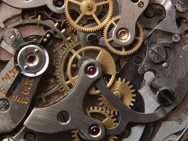 Photo of Antique Wristwatch Mechanism