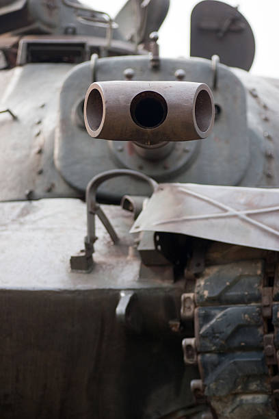 istock Barrel of a M48 Patton Tank 153786480