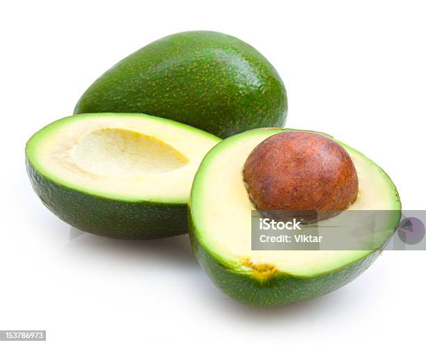 Avocado Stock Photo - Download Image Now - Avocado, Cross Section, Cut Out