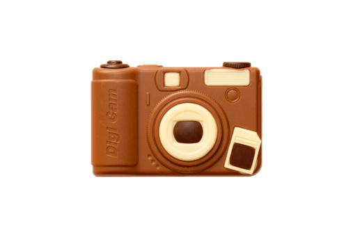 Digital camera from chocolate