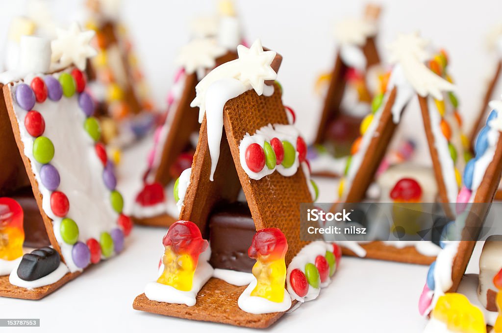 Gingerbread house village Candy Stock Photo