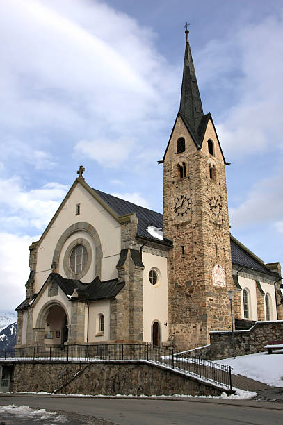 istock Church in Obersaxen 153787563