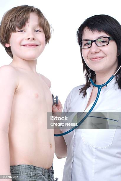 Sick Boy Stock Photo - Download Image Now - Boys, Stethoscope, Adult