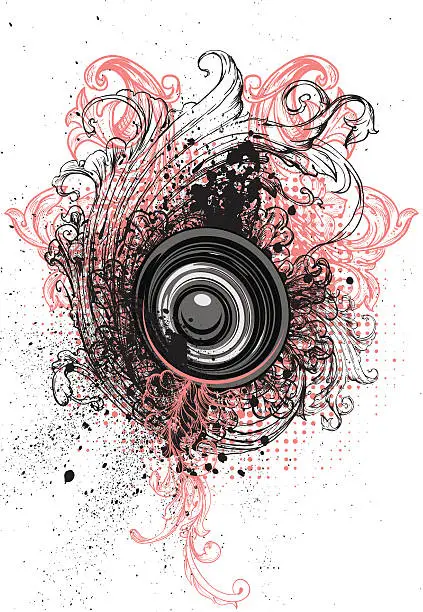 Vector illustration of Speaker