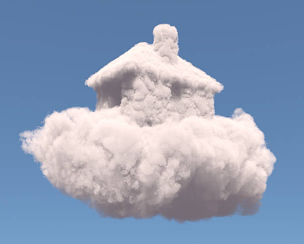 Maison des nuages en forme - Photo