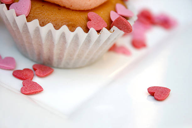 Cupcake decoration stock photo