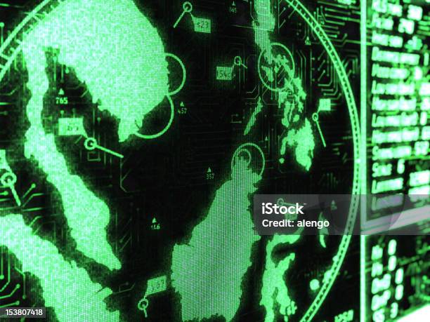 Radar Stockfoto und mehr Bilder von Spionage und Aufklärung - Spionage und Aufklärung, Radar, Gepixelt