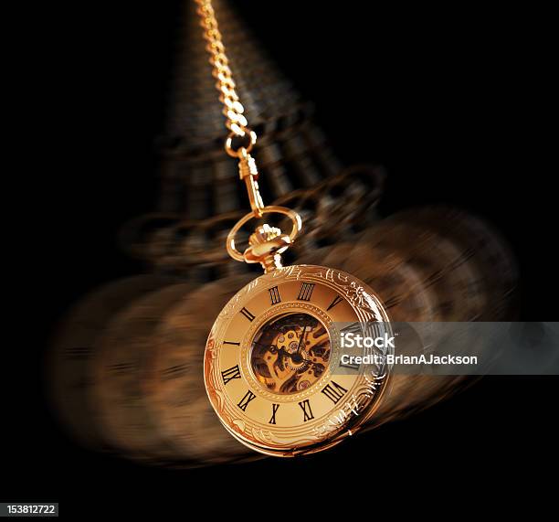 Hypnotizing Pocket Watch Stock Photo - Download Image Now - Pendulum, Clock, Swinging