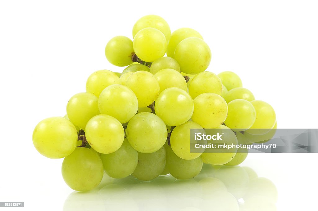 White Grape Fruit isolated on white Alcohol - Drink Stock Photo
