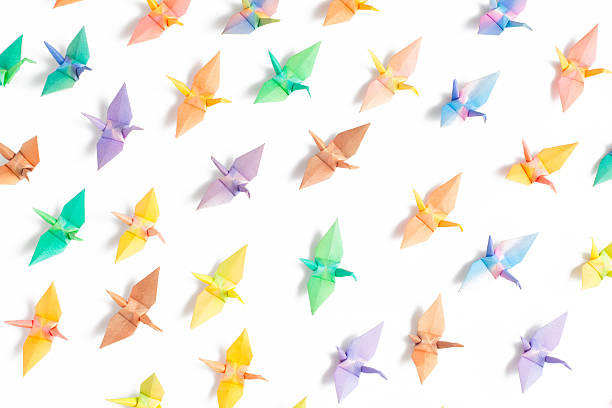istock Colorful paper birds 153814452