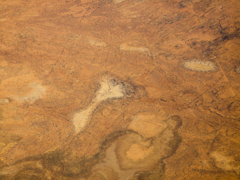 Patrones y Texures del desierto en el norte de Australia photo