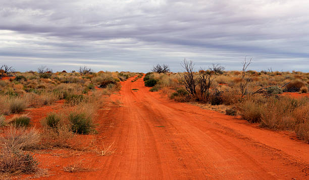 Desert Road stock photo