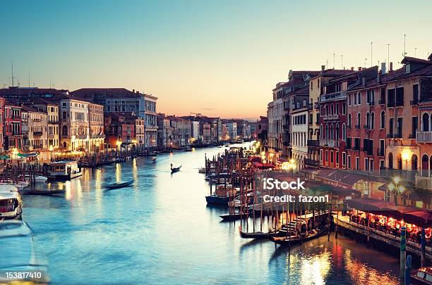 Grand Canal Venice Italy Stock Photo - Download Image Now - Architecture, Canal, City