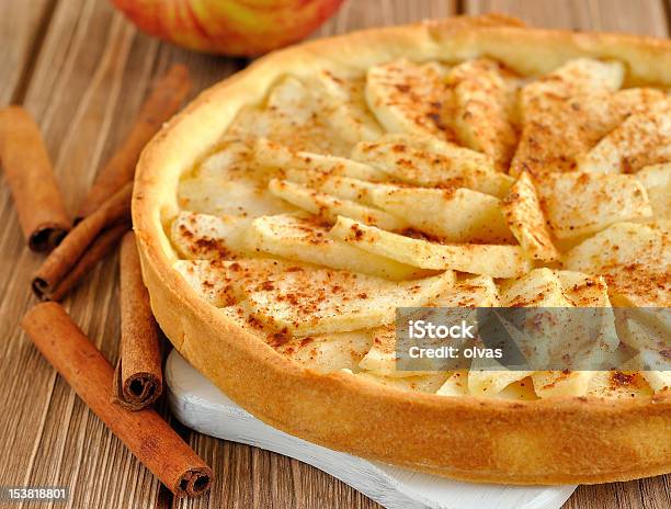 Tart With Apples Stock Photo - Download Image Now - Apple Tart, French Culture, Apple - Fruit