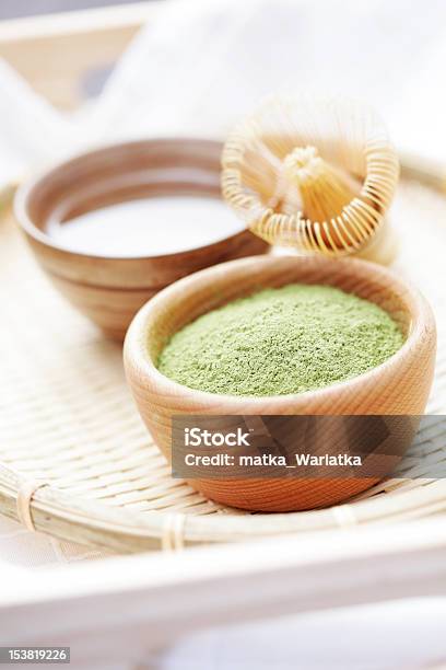 Green Tea Stock Photo - Download Image Now - Bamboo - Plant, Bowl, Camellia sinensis