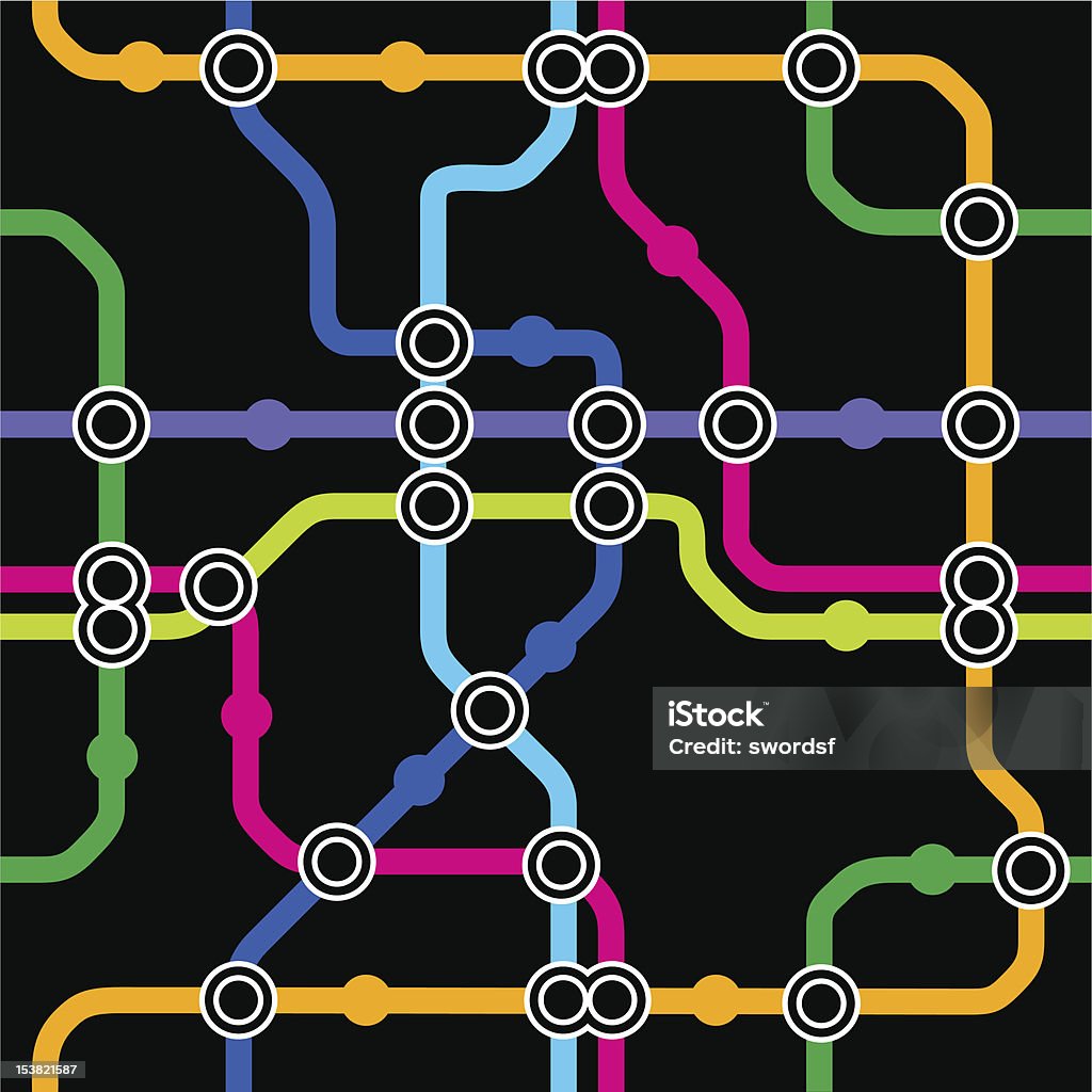 Subway Sign Pattern Subway Pattern Stock Illustration - Download Image Now - Abstract ...