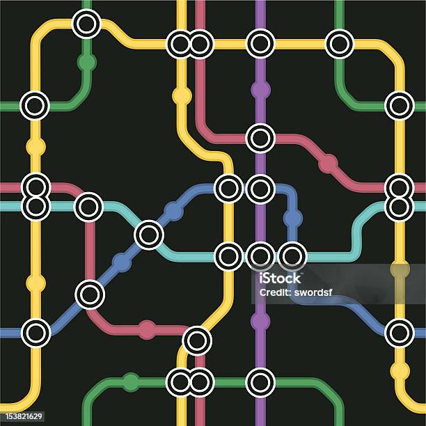 Subway Sign Pattern Subway Pattern Stock Illustration - Download Image Now - Abstract ...