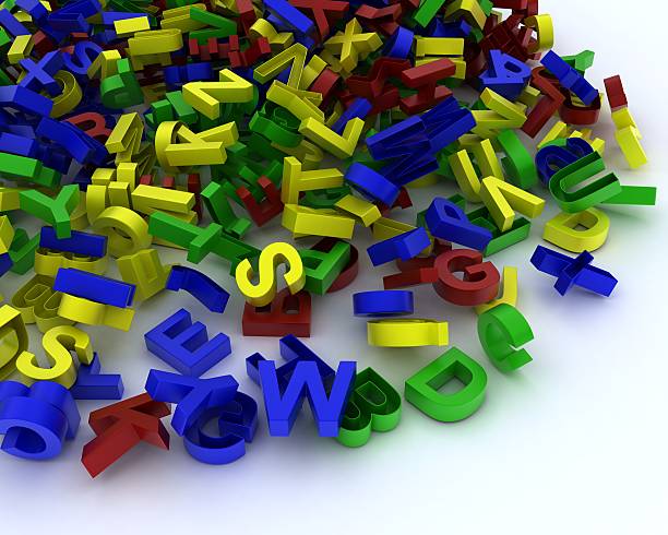 istock Pile of plastic letters 153821660