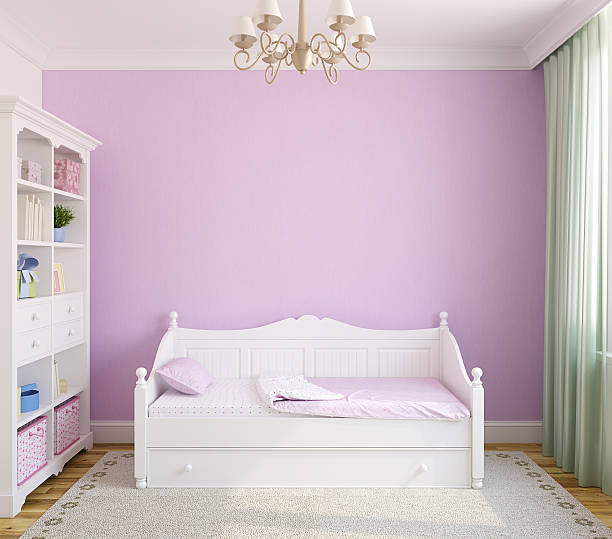 Interior of toddler room. stock photo