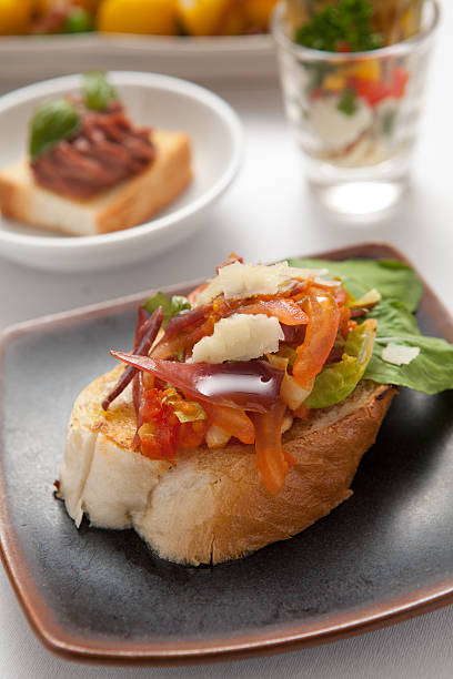 Bruschetta stock photo