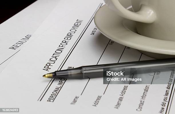 Job Application Stock Photo - Download Image Now - Application Form, Blank, Candidate