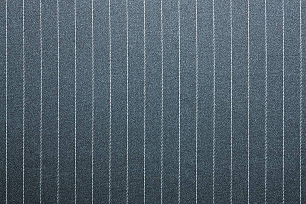 istock Pin striped suit texture in grey and white 153824626