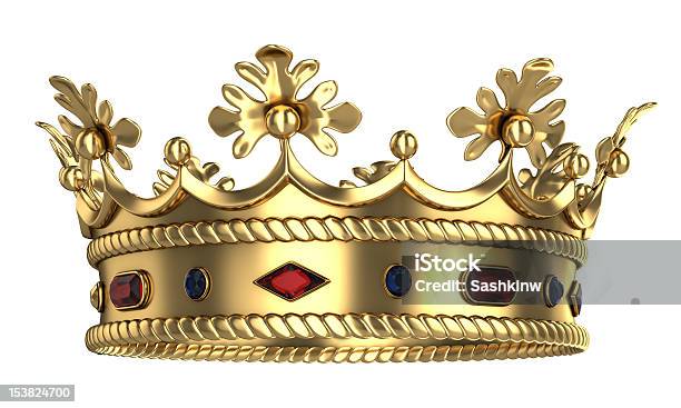 ゴールドの王冠とロイヤルレッドとブルーの宝石 - 王冠のストックフォトや画像を多数ご用意 - 王冠, 王, 女王