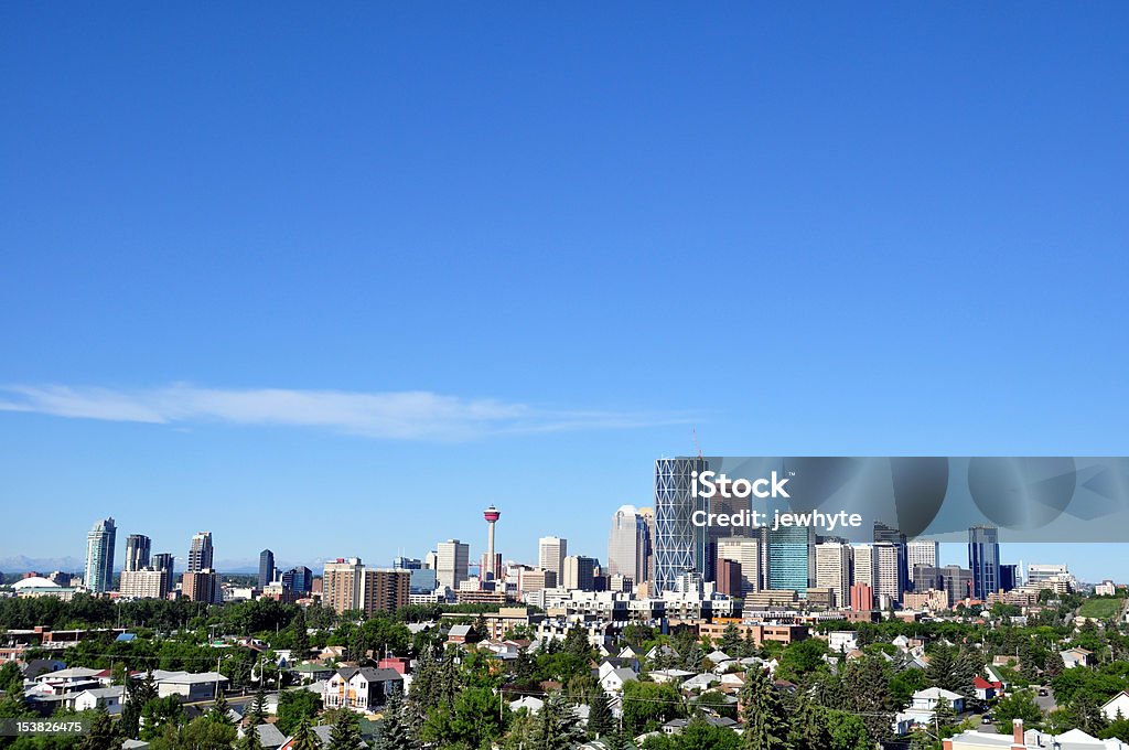 Horizonte de Calgary - Royalty-free Alberta Foto de stock