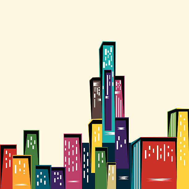 city vector art illustration