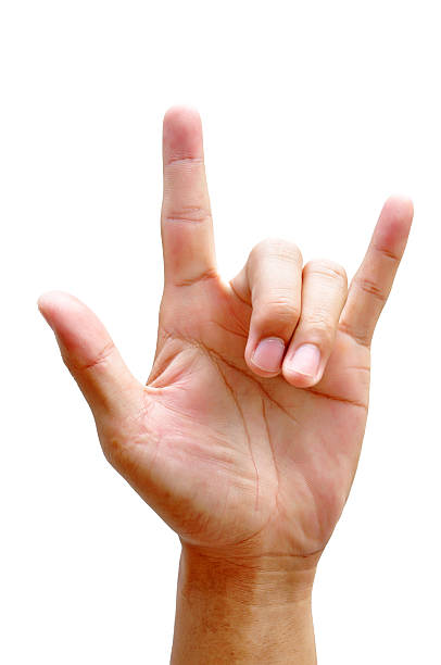 istock Hand sign language I Love You 153830426