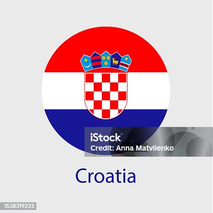 istock Croatia flag vector icons set of illustrations 1538319233