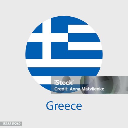 istock Greece flag vector icons set of illustrations 1538319269