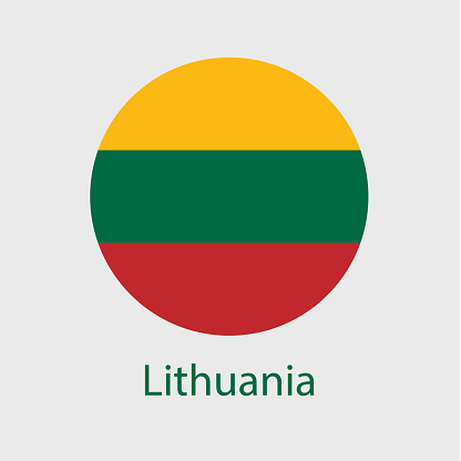 istock Lithuania flag vector icons set of illustrations 1538319432