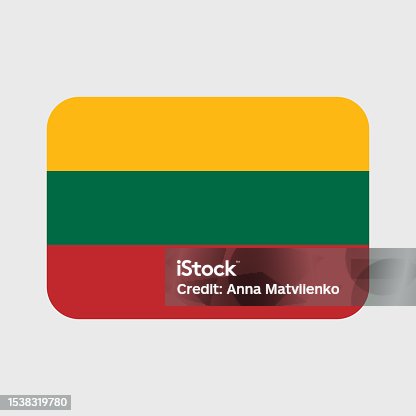 istock Lithuania flag vector icons set of illustrations 1538319780