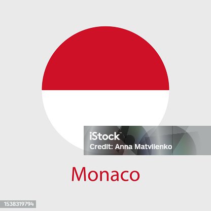 istock Monaco flag vector icons set of illustrations 1538319794