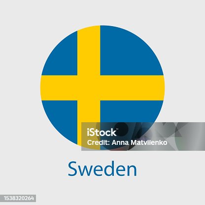 istock Sweden flag vector icons set of illustrations 1538320264