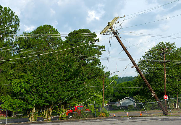 istock Damage in a neighborhood after storm 153836522
