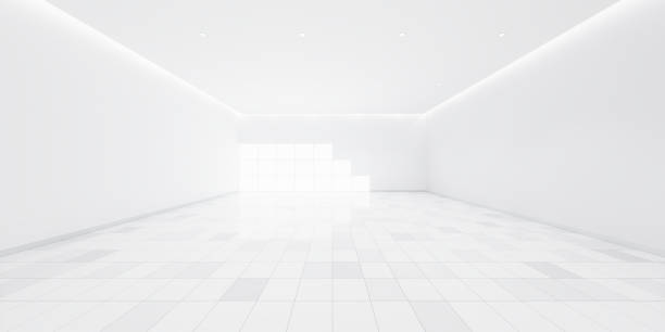 istock 3d rendering of empty room and tile floor for background. 1538497874