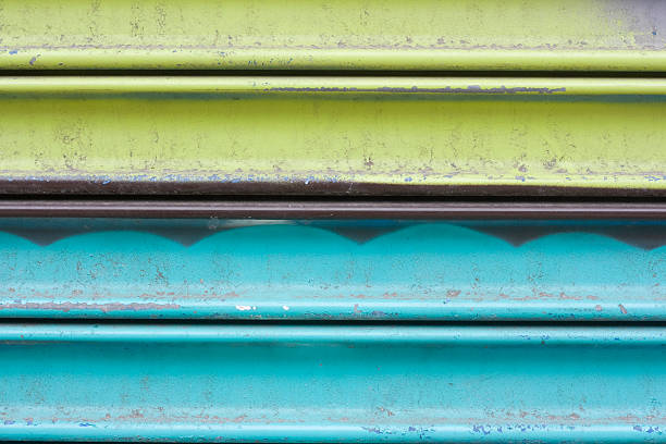 istock Detail of Blue and Green Grate Texture 153855562