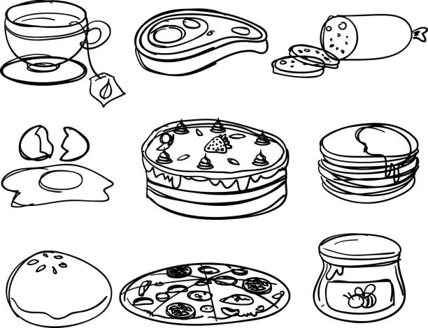 Vector illustration of Food and Beverage_05