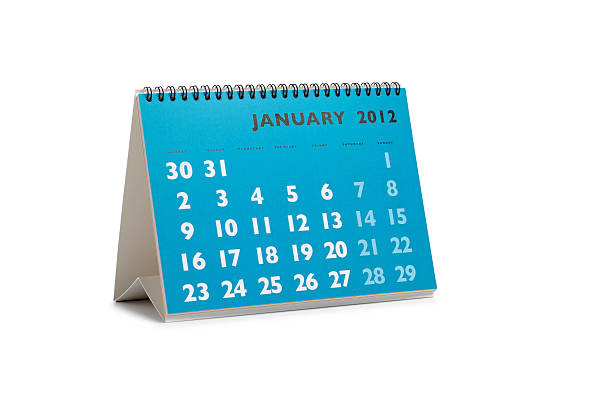 January 2012 stock photo