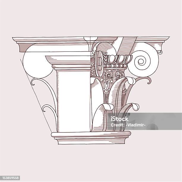 Chapiter ハンド描画スケッチ - イラストレーションのベクターアート素材や画像を多数ご用意 - イラストレーション, エンタブラチャー, スケッチ