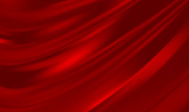 ilustrações, clipart, desenhos animados e ícones de seda vermelha elegante lisa ou textura de tecido de luxo acetinado pode usar como fundo - satin red silk backgrounds