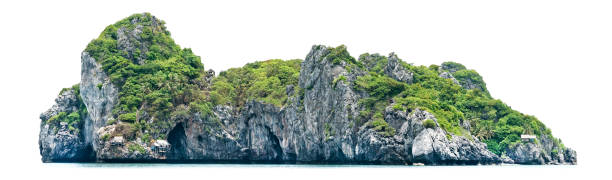 istock beautiful Island isolated on white background 1538629201