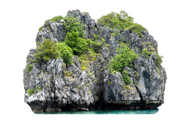 istock beautiful Island isolated on white background 1538629709